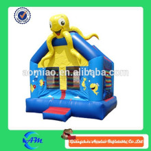 El pulpo jugar inflable bouncer comercial inflable salto de castillo